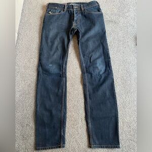 Diesel Kander Jeans 30x32 Dark Blue 0088Z Buttons Fly ITALY Read Description